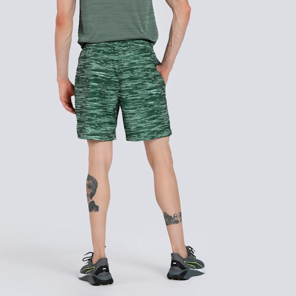 Train All Day Graphic Woven Men's 7" Training Shorts, Green Moon, extralarge-IND
